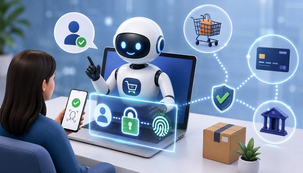 AI shopping agent authorization with secure payment verification